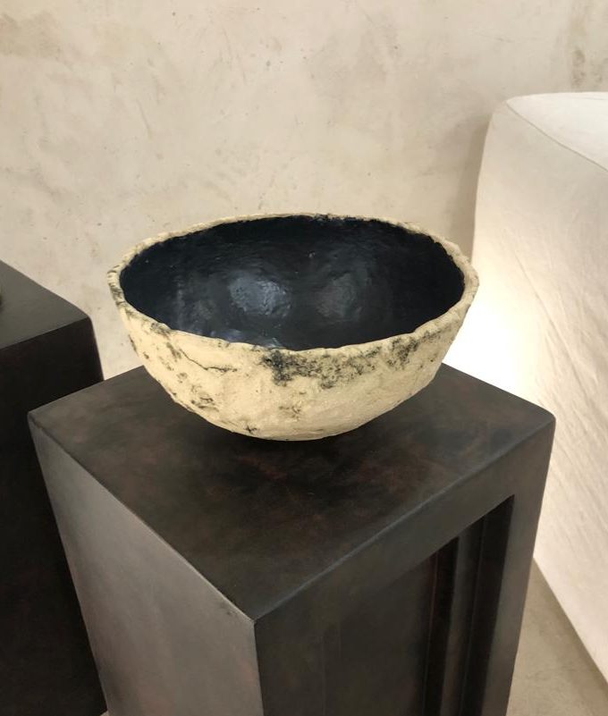 Black Stone Salad Bowl