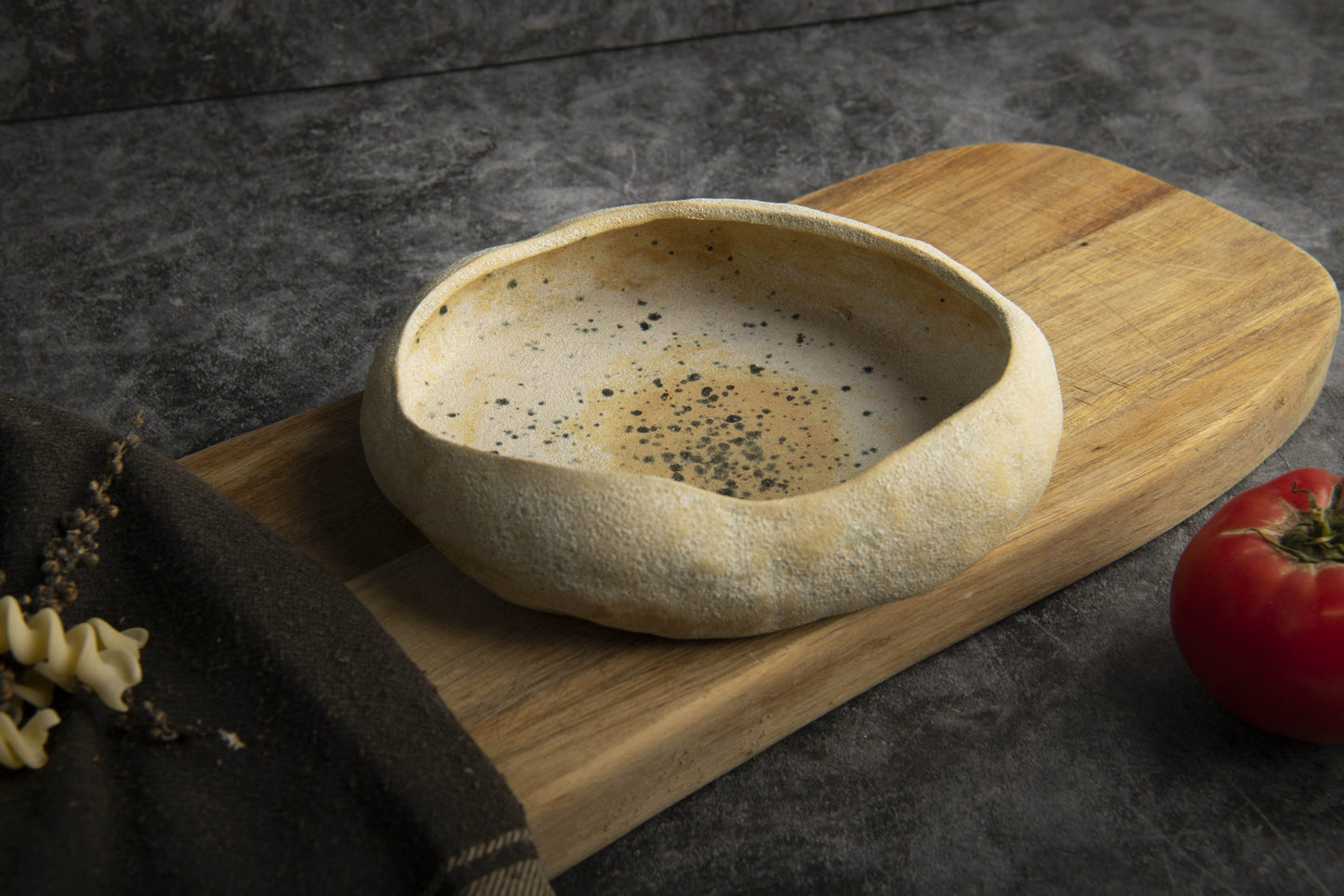 Origins Stone Sand Deep Plate