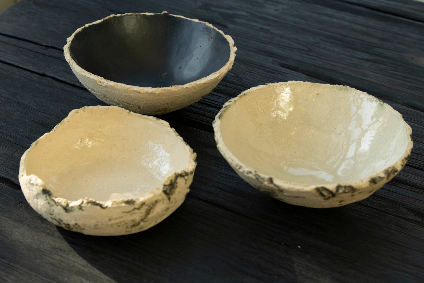 White Stone Round Bowl