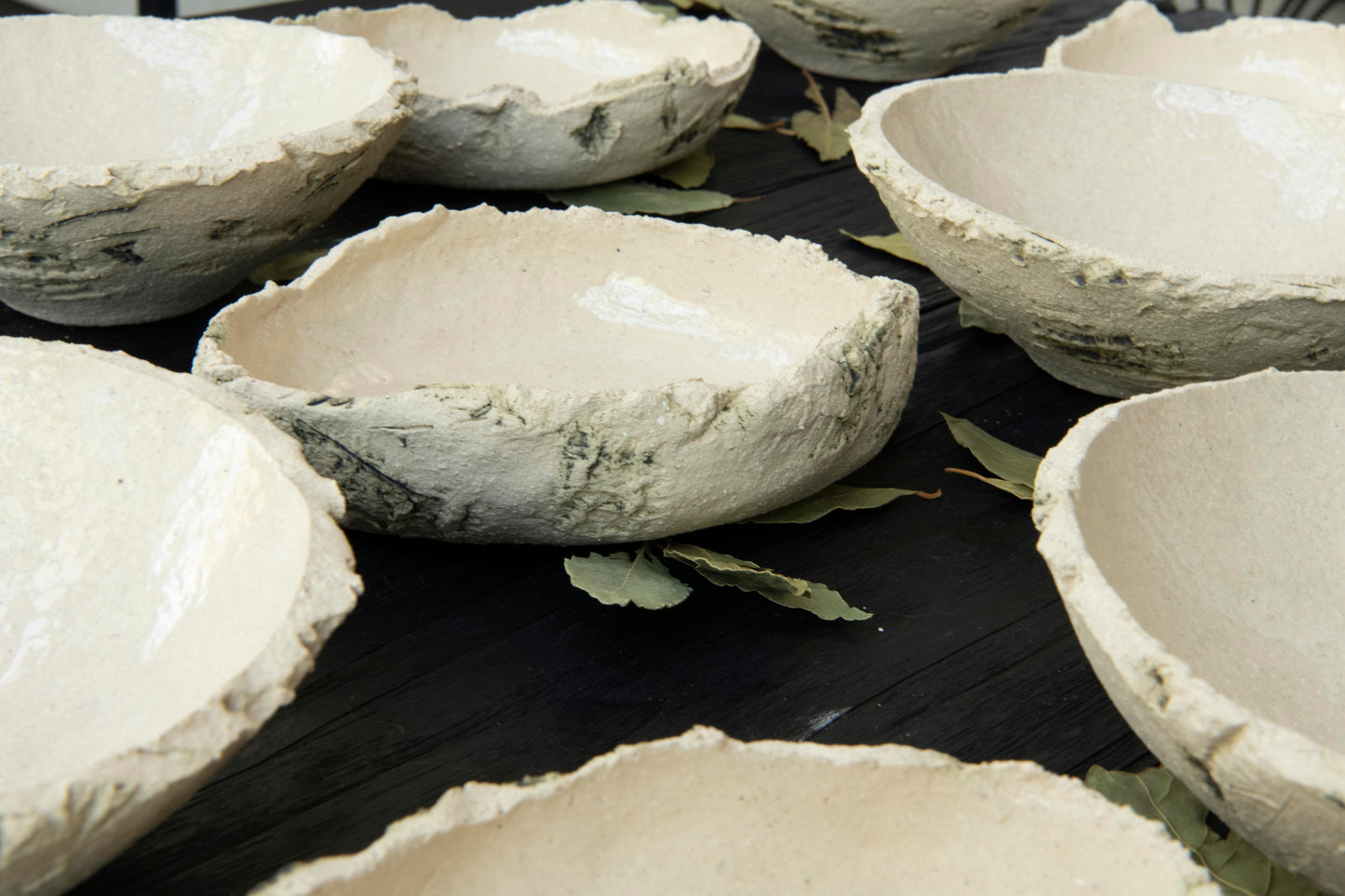 Small White Stone Bowl