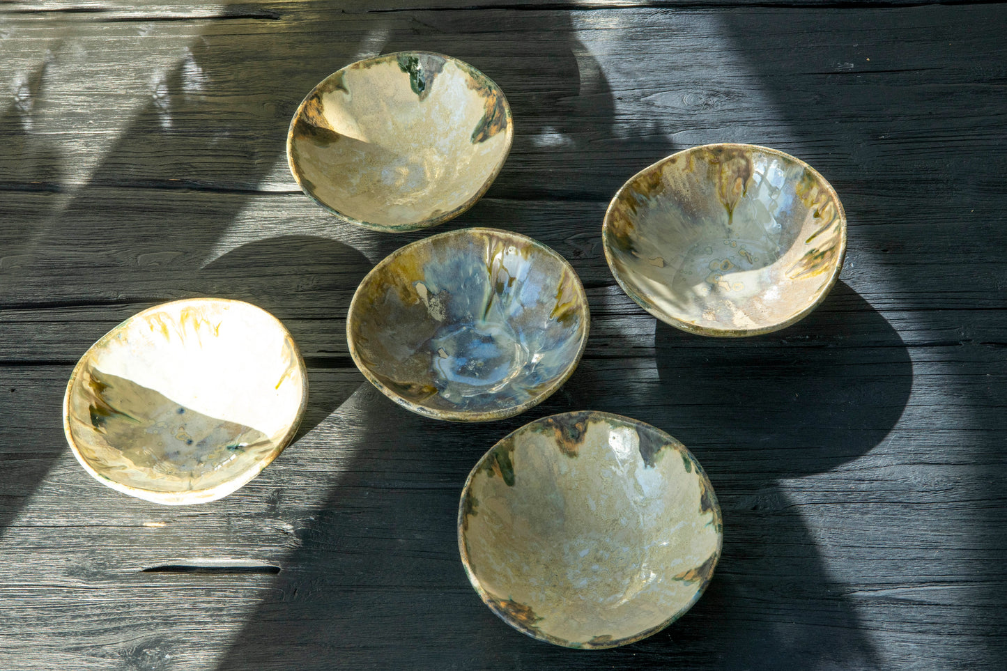 Melted Green Bowl