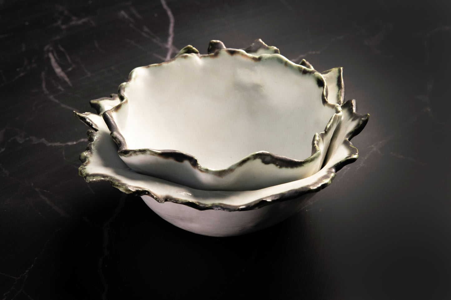 Bowl Burnt Porcelain