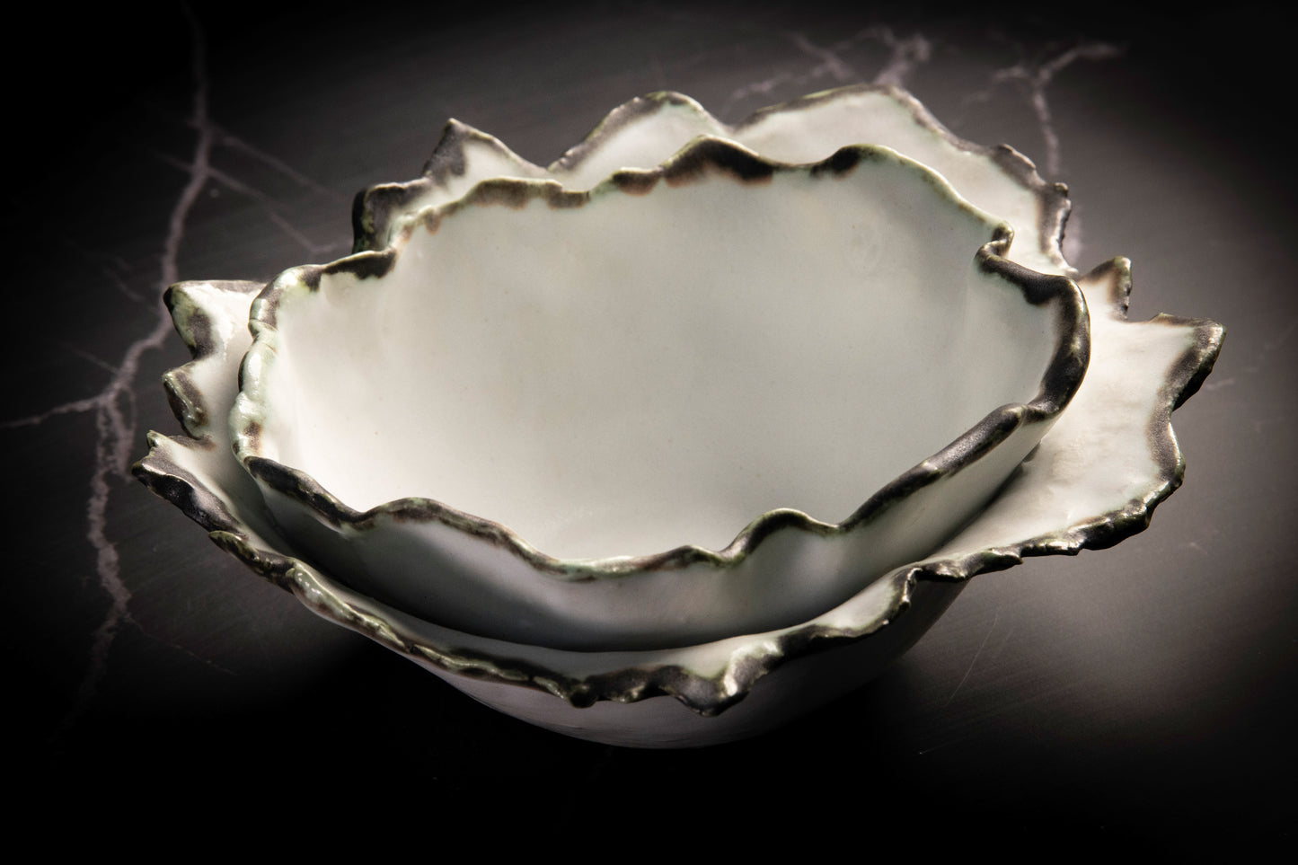 Bowl Burnt Porcelain