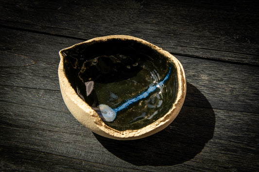 Scratches Deep Blue sauce holder