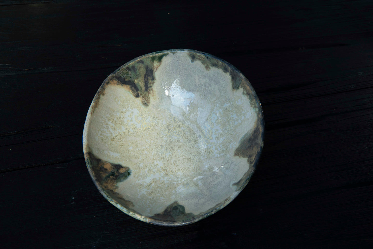 Melted Green Bowl