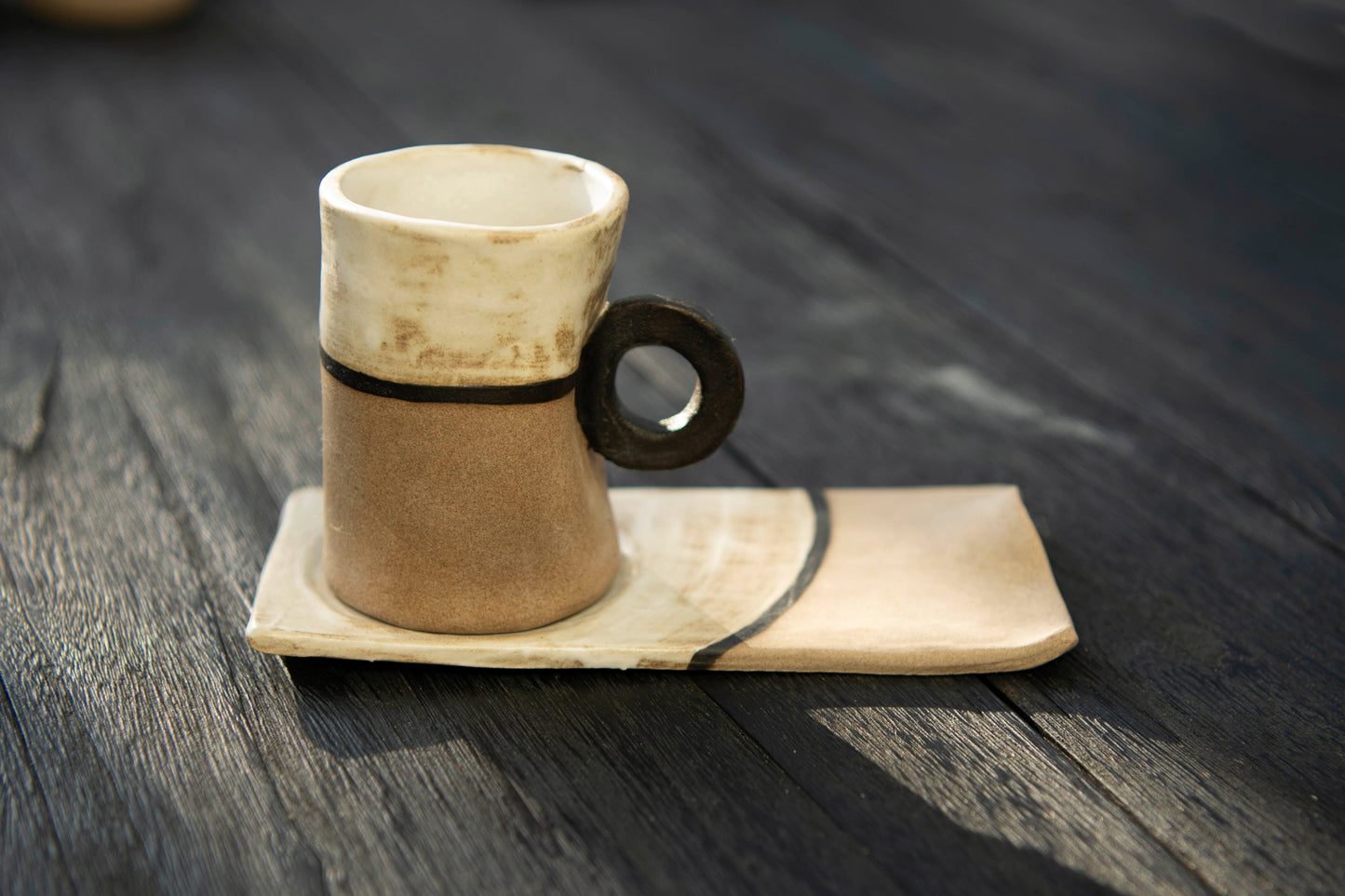Oryx Coffee Cup and Saucer Set